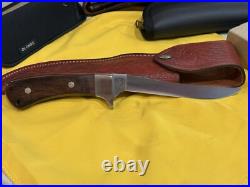 Case Native American Series Fixed Blade Set. 4 Vintage Knives with pouch