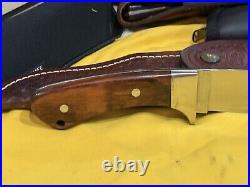 Case Native American Series Fixed Blade Set. 4 Vintage Knives with pouch