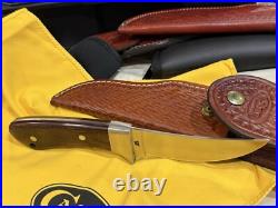 Case Native American Series Fixed Blade Set. 4 Vintage Knives with pouch