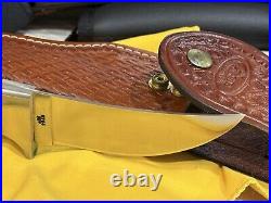 Case Native American Series Fixed Blade Set. 4 Vintage Knives with pouch