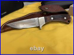 Case Native American Series Fixed Blade Set. 4 Vintage Knives with pouch