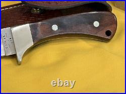 Case Native American Series Fixed Blade Set. 4 Vintage Knives with pouch