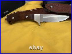 Case Native American Series Fixed Blade Set. 4 Vintage Knives with pouch