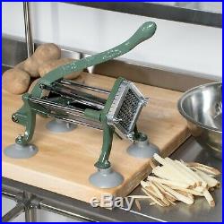 Choice French Fry Cutter with Suction Feet with Blade Push Block Attachment Set