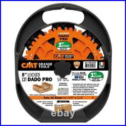 Cmt 8In 12T Wood Locked Dado Pro Blade Set
