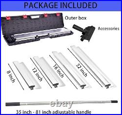Compact Skimming Blade Set Lightweight Construction with Protective Outer Case