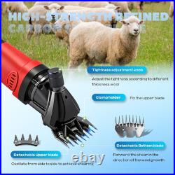 Cordless Sheep Shears 600W 2500RPM Sheep Clipper Battery Powered, 3-Speed Adjust