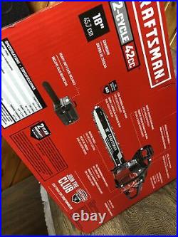 Craftsman 18 Light Easy Start 2 Cycle Low Vibration Gas Chainsaw With Case S180
