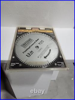 Craftsman Saw Blades 12-in 44 Tooth and 12-in 80 Tooth 6000 Max Rpm chrome