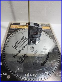 Craftsman Saw Blades 12-in 44 Tooth and 12-in 80 Tooth 6000 Max Rpm chrome