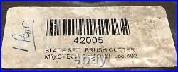 Ctech Brush Cutter Blade Set (2 Pieces) 2649451 (42005) NOS