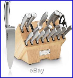 Cuisinart Cutlery Knife Block Set High-Carbon Stainless Steel Blades 19-Piece