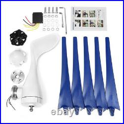 DC 48V 5 Blades 5000W Wind Turbine Generator Set With Power Charge Controller US