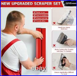 DEKEones Drywall Skimming Blade Set with Portable Case, New entry