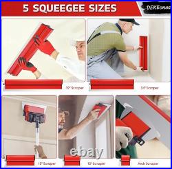 DEKEones Drywall Skimming Blade Set with Portable Case, New entry