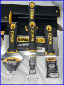DEWALT Drywall Skimming Blades Combo 7pcs SET NEW OPEN BOX