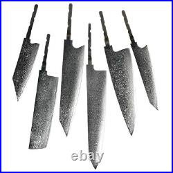 DIY Chef Knife Blank Blade Home Hobby Handmade Damascus Custom Kitchen Knife New