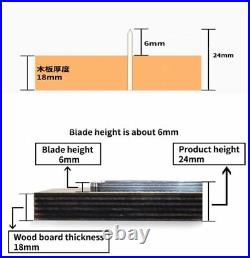 DIY Leather Craft Wallet Wooden Die Cutting Knife Template Japan Steel Blade Set