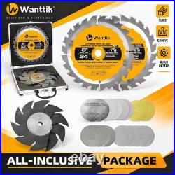 Dado Blade Set, 8 Inch Stacking Dado Blade, 24-Tooth with 5/8-Inch Bore 23 Pie