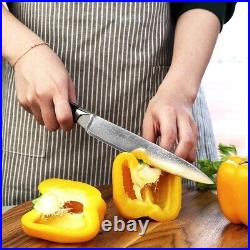 Damascus Steel Kitchen Knife Set Chef Knife Meat Slicer Chopper Sashimi Blade