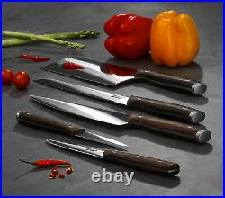 Deco Chef 16pc Wooden Knife Set with Stainless Steel Blades, Shears and more