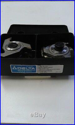 Delta/Rockwell carbide shaper cutter set #43-021 full set of bits NOS