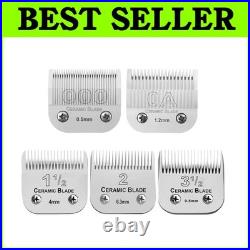 Detachable Ceramic Blade Set for Andis & Oster Clippers
