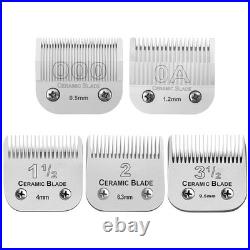 Detachable Ceramic Blade Set for Andis & Oster Clippers