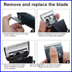 Detachable Ceramic Blade Set for Andis & Oster Clippers