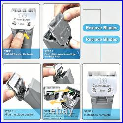 Detachable Pet Dog Grooming Ceramic Blades for Andis Oster Wahl KM10 Series