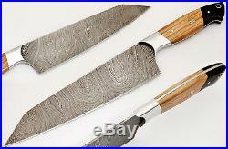 Details about DAMASCUS CHEF/KITCHEN KNIFE CUSTOM MADE BLADE 9 Pcs. Set. MH-10