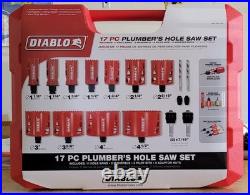 Diablo DHS17SPL Pc Plumber's Bi-Metal Hole Saw Set