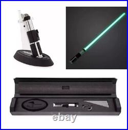 Disney Star Wars Galaxy's Edge Legacy YODA Lightsaber Hilt Blade Stand Set NIB