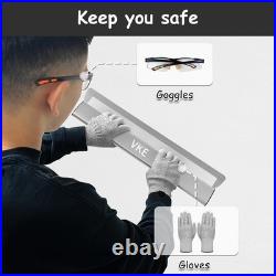 Drywall Skimming Blade Set, 12/20/32 Inch Stainless Steel Espatulas para Cons