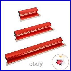 Drywall Skimming Blade Set 12+22+32 Blade Extensible Handle Stainless Steel
