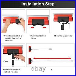 Drywall Skimming Blade Set 12+22+32 Blade Extensible Handle Stainless Steel