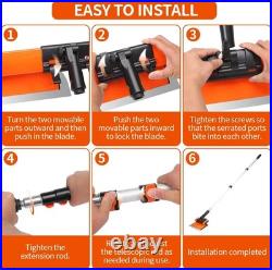 Drywall Skimming Blade Set, 12+22+32 Blades + Adjustable 24-55 Aluminum han