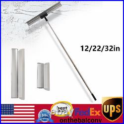 Drywall Skimming Blade Set 12/22/32in with 34.65-80.71 Ext Handle Stainless Steel