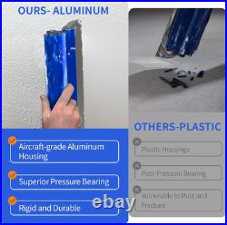 Drywall Skimming Blade Set-7,10,14,16 & 24 Skimming Blades + 35-81 Extens