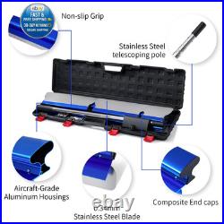 Drywall Skimming Blade Set-7,10,14,16 & 24 Skimming Blades + 35-81 Extens