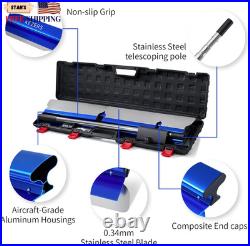 Drywall Skimming Blade Set-7,10,14,16 & 24 Skimming Blades + 35-81 Extens