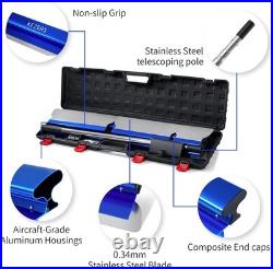 Drywall Skimming Blade Set-7,10,14,16 & 24 Skimming Blades + 35-81 Extens