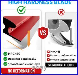Drywall Skimming Blade Set Aluminum Handle, 8/12/18/32In Spare Blades 0.35/0.5