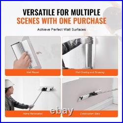 Drywall Skimming Blade Set Knife Combo 10/16/24/32/40 in & 34-81 in Handle US