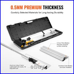 Drywall Skimming Blade Set Knife Combo 7/10/14/16/24in + 34-81.6 in Handle