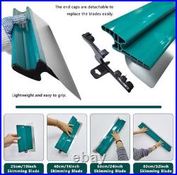 Drywall Skimming Blade Set, Stainless Steel 10,16,24,32&40 Skimming Blades