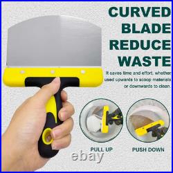 Drywall Skimming Blade Set, Stainless Steel 10,16,24,32&40 Skimming Blades
