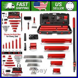 Drywall Skimming Blade Set Stainless Steel 6-40in with Extension Handle