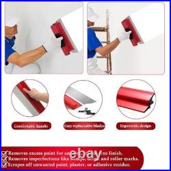 Drywall Skimming Blade Set Stainless Steel 6-40in with Extension Handle