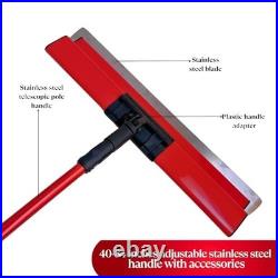 Drywall Skimming Blade Set Stainless Steel 6-40in with Extension Handle